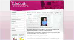 Desktop Screenshot of praxis-puhlmann.de