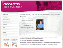 Tablet Screenshot of praxis-puhlmann.de